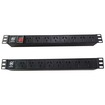 High quality 8 outlets Australian type cabinet PDU 10A 250V power indicator Rack PDU